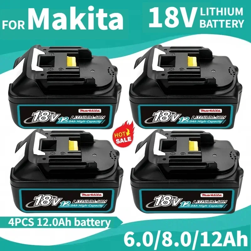 100% оригинальная аккумуляторная батарея 18 В для Makita DDF487 DGA404 DTW700 DTD173 сменная