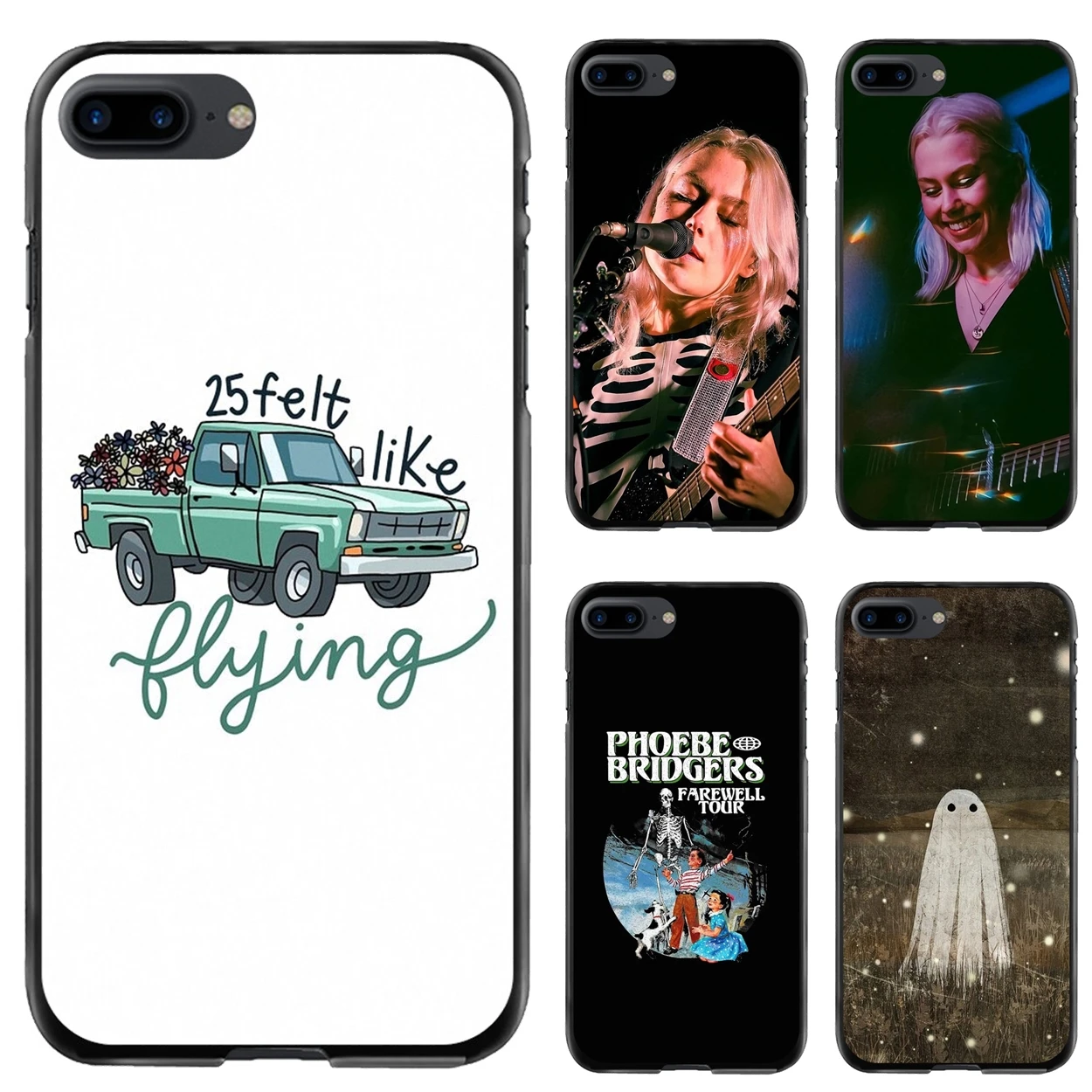 

Hard Phone Shell Case For iPod Touch iPhone 11 12 Pro MAX 4S 5 5S SE 6 6S 7 8 Plus X XR XS Punisher Phoebe Bridgers