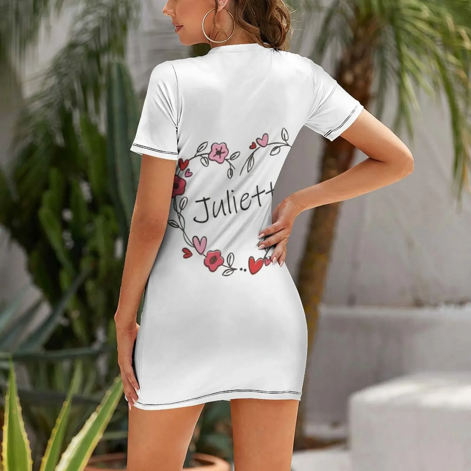 Фото Платье с короткими рукавами Juliette, женская одежда, платья для особых мероприятий, летние платья для женщин 2026, платья для женщин №2