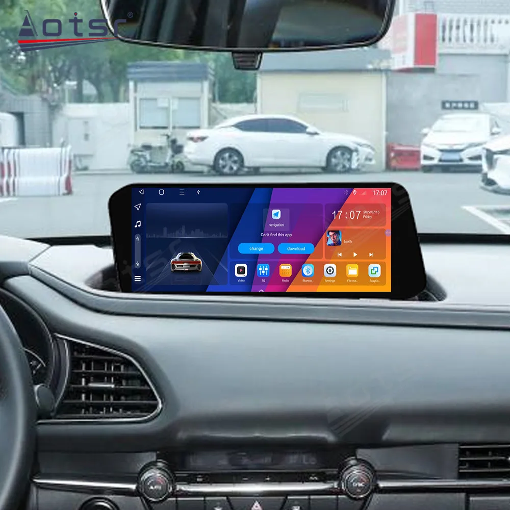 Автомобильный мультимедийный плеер Qualcommte с экраном Android для Mazda3 CX-30 2020 GPS радио