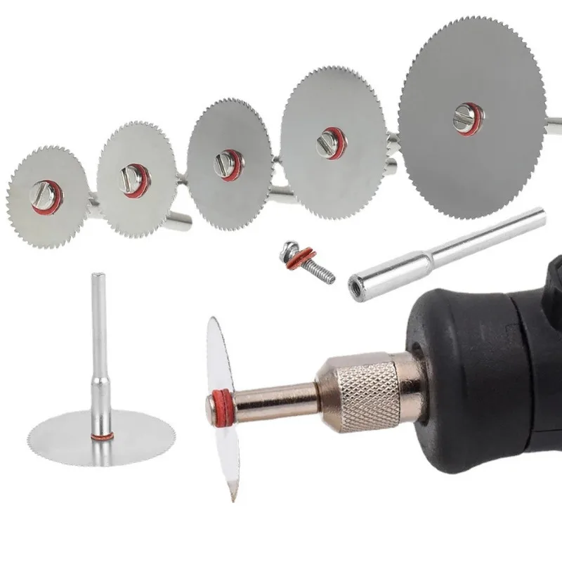 

Cutting Discs Rotary Tools Cutting Wheel for Dremel Tools Accessories 5pcs 16-32mm Dremel Discs with 1pcs Mandrels