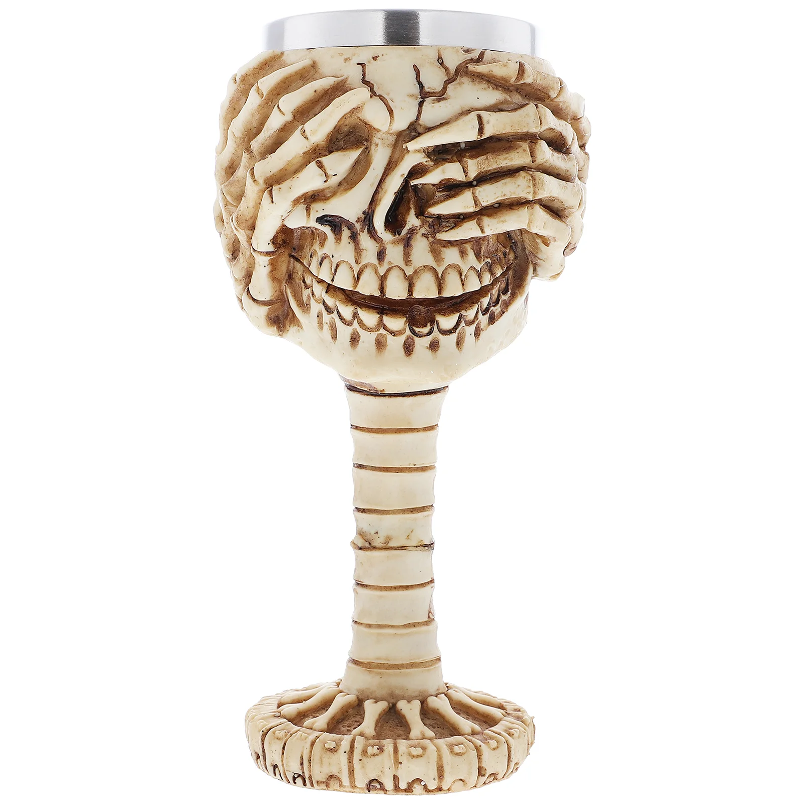 

Decorate Halloween Decoration Cocktail Glass Stainless Steel Party Cup Mug Three-dimensional Goblet