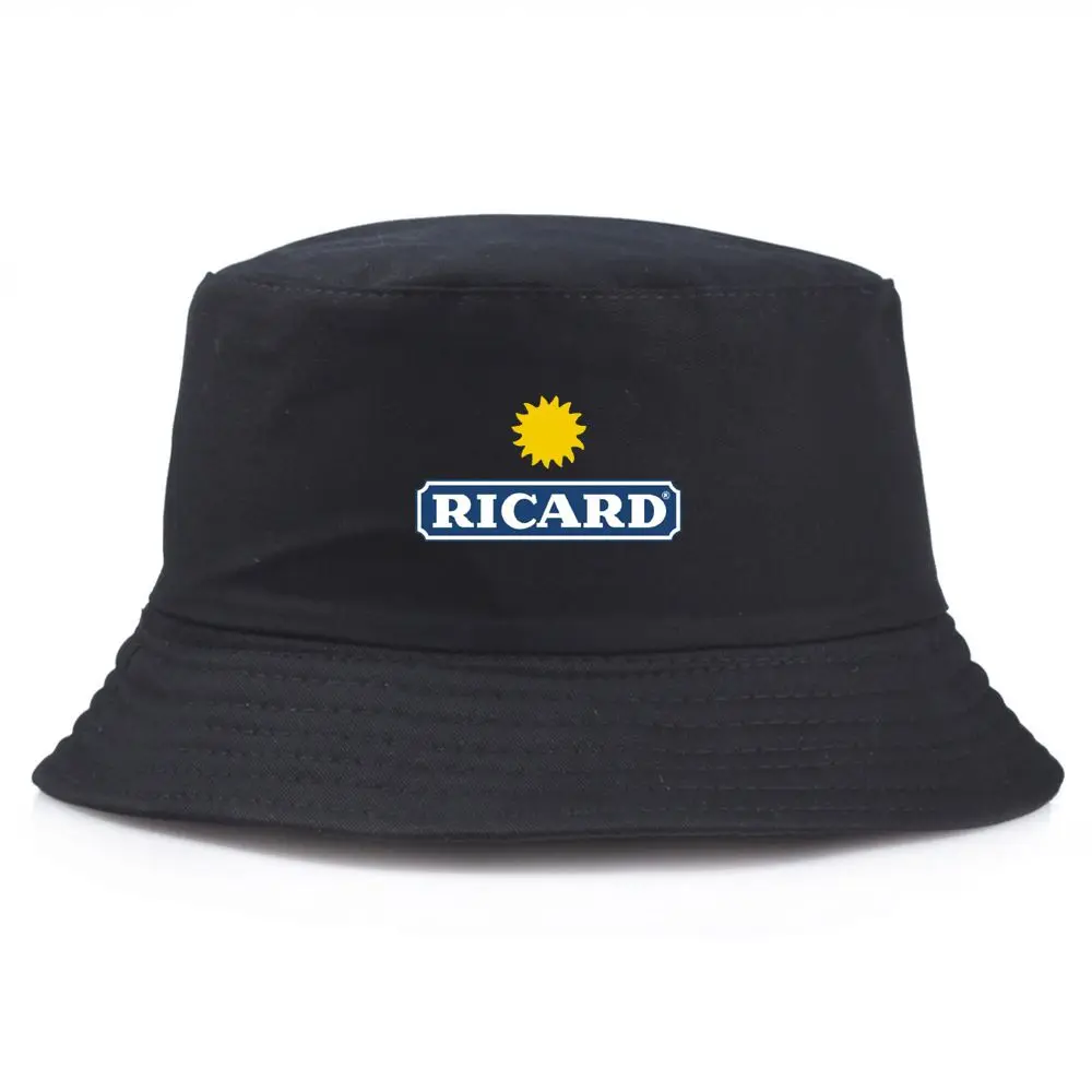 

1pc New Ricard Bucket Hats Women Man Classic Cotton Summer Fisherman Caps Teen Outdoor Sport Fishing Hat Girl Boy Bob Panama Hat