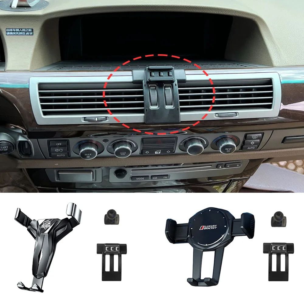 

Car Phone Holder For BMW 7 Series 730i 740i 750i 760i E65 2004 2005 2006 2007 2008 Fixed Bracket Base Special Car Phone Mounts