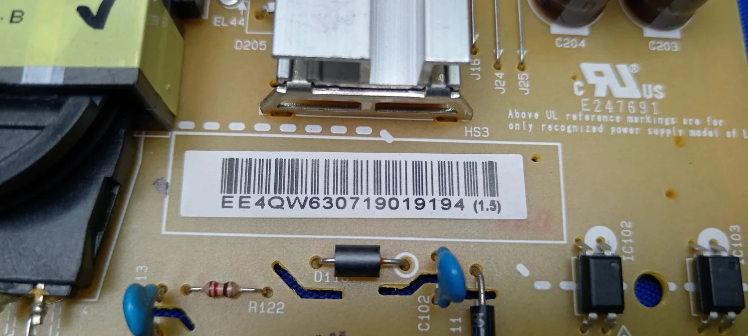 EAX65423701(2.0) REV2.0 LGP3942-14PL1 для 39Lb561V 39Lb561V-Ze Lcd Телевизор Lg Плата питания (Power Board) арт. 13114