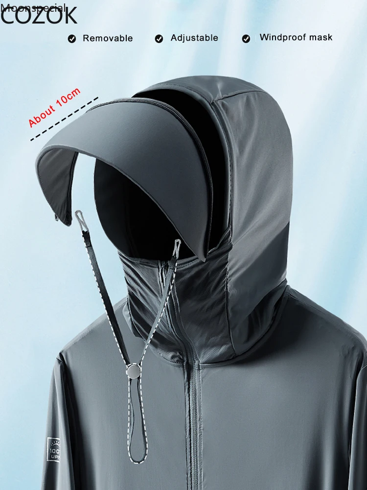 Летние мужские пальто с защитой от ультрафиолета UPF 100 + дышащая тонкая крутая