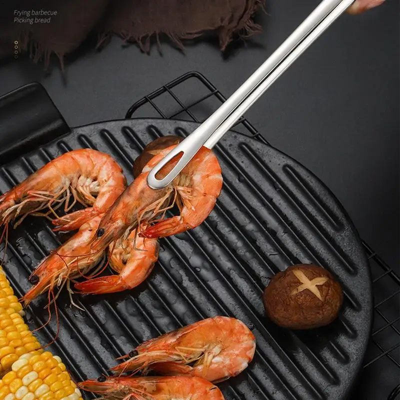 304 зажим из нержавеющей стали для десертов и еды буфета барбекю мяса легкий