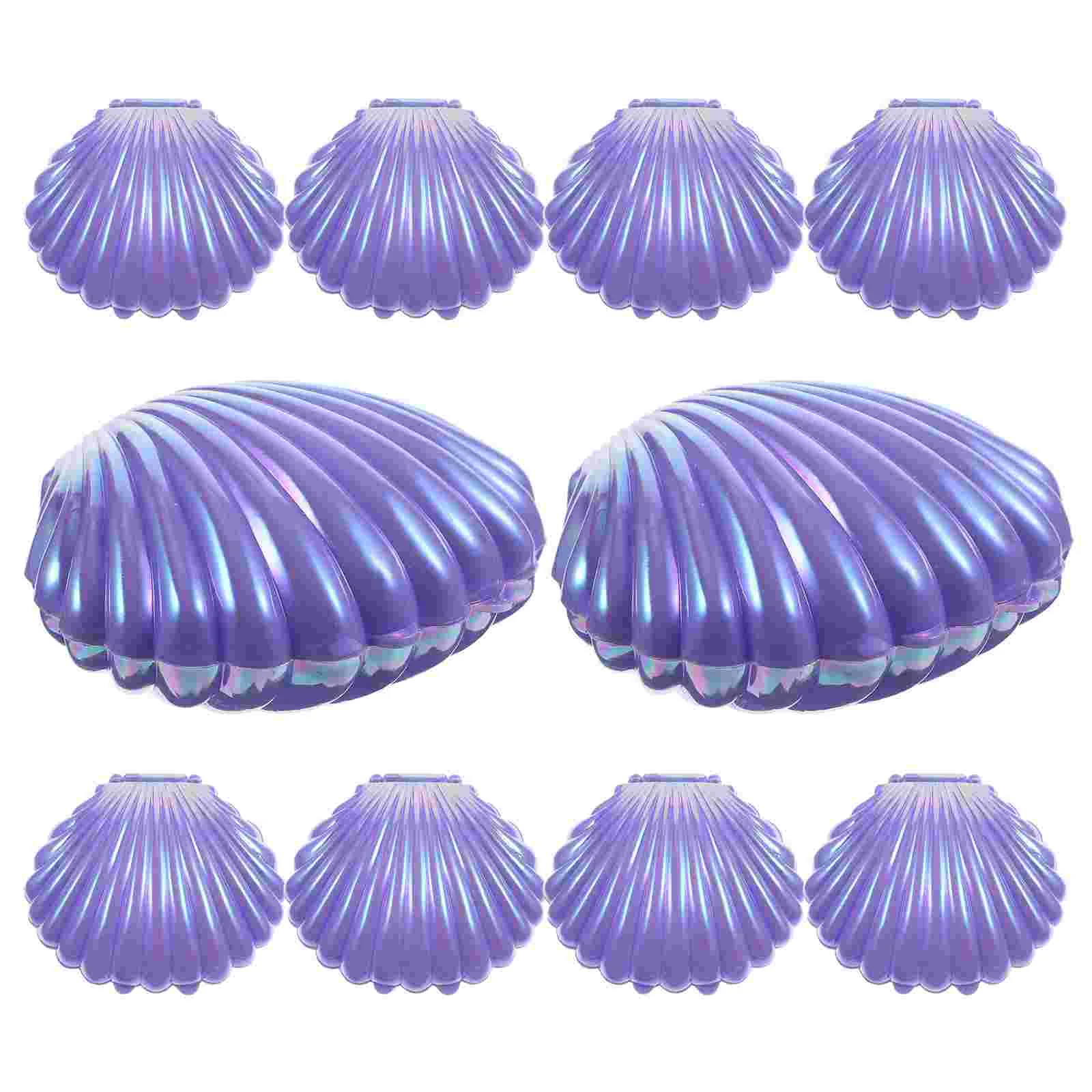 

Sea Shells Candy Boxes Seashell Party Favor Containers Clam Treat Holders Plastic Chocolate Box Wedding Birthday