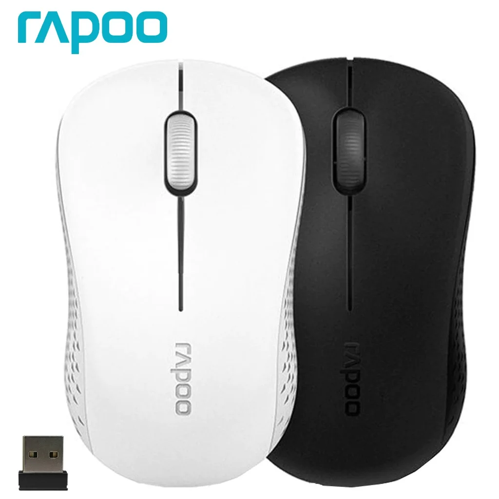 

Rapoo M160G Multi-mode Silent Wireless Mouse Switch 3 Devices with 1300DPI Bluetooth 3.0/4.0 RF 2.4GHz for Computer Laptop Small