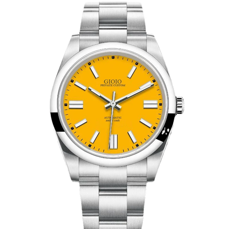 

men automatic mechanical watch black blue
