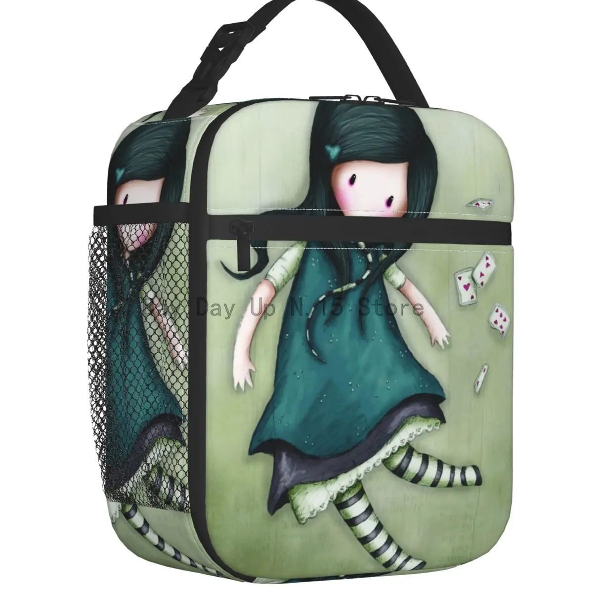 

Теплоизолированная сумка для ланча для женщин, портативный мультяшный термо-охладитель для офиса, пикника, путешествий, брендовая сумка для обеда