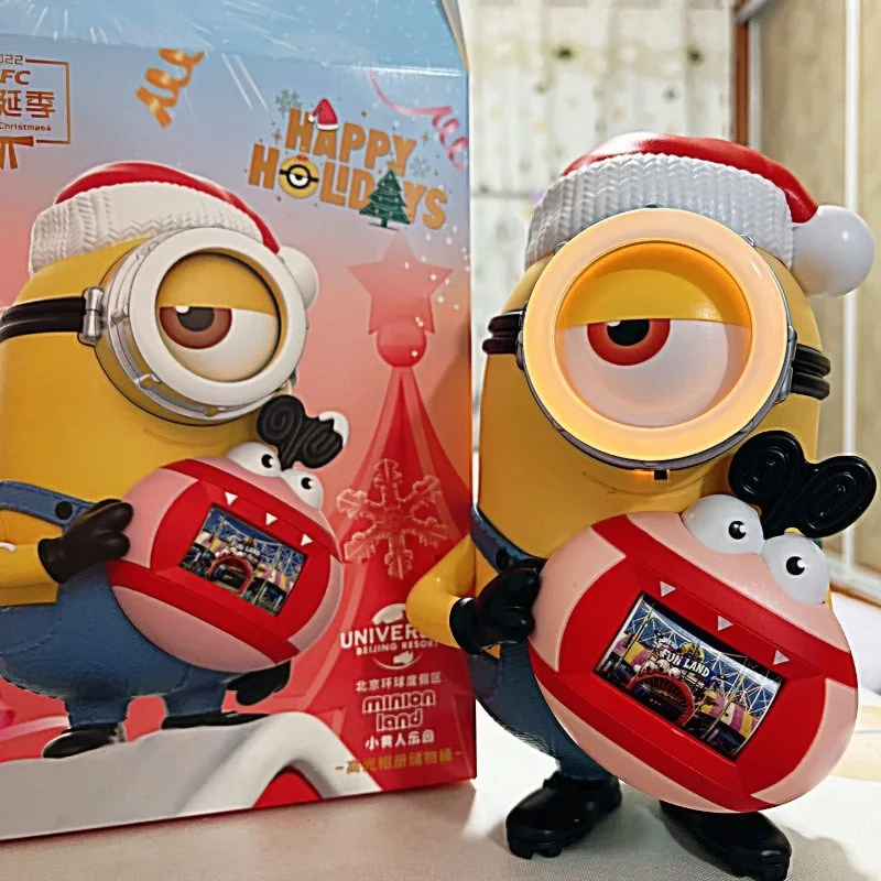 Подлинная фигурка Minionqas ведро для хранения кукла Гадкий я украшения аксессуары