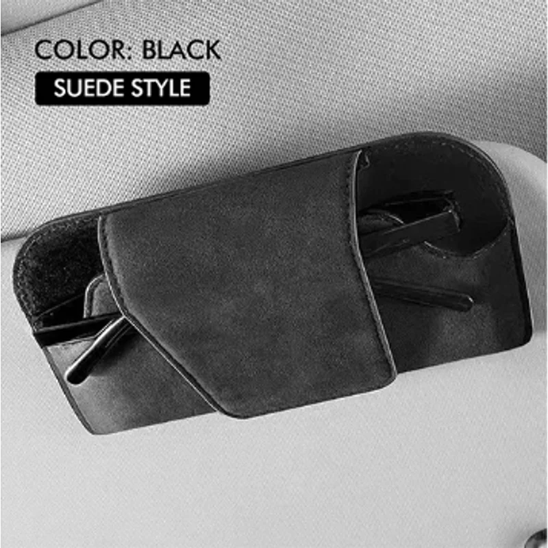 

Автомобильный солнцезащитный козырек, держатель для очков, кожаный чехол для солнцезащитных очков, органайзер с зажимом, авто коробка для хранения очков, гаражные ручные инструменты