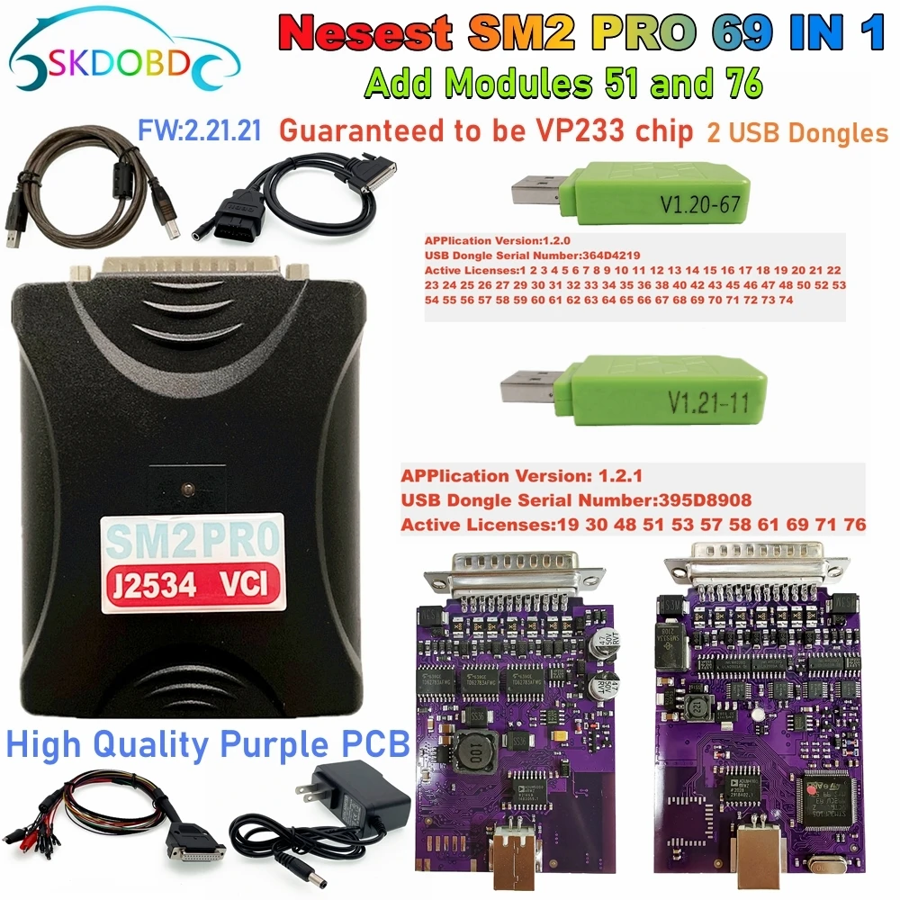 Программатор ECU SM2 Pro J2534 VCI, устройство для чтения и записи с поддержкой 67 модулей Scanmatik 2 Pro FLASH 67 в 1, скамейка PCM 67 в 1, новинка 2023
