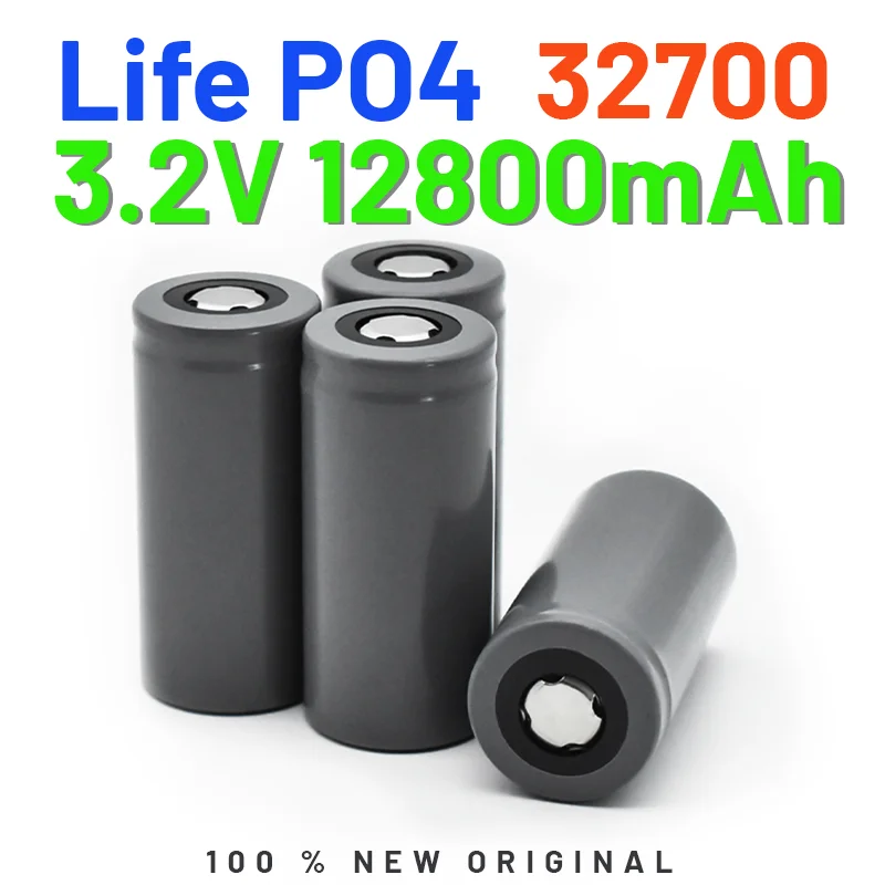 

New gray 3.2V 32700 12.8Ah LiFePO4 battery 35A continuous discharge maximum 55A high-power battery+free transportation