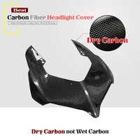 for ducati panigale v4 v4rs 2018 2019 v2 2020 motorrad dry carbon fiber front upper nose headlight fairing cover panel cowling