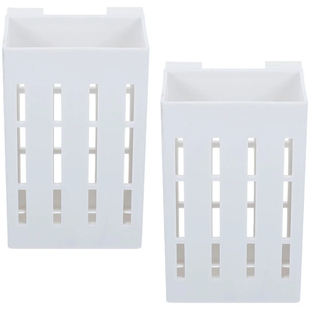 

2pcs Convenient Hanging Plastic Fish Tank Holder Aquarium Pots Aquarium Holder