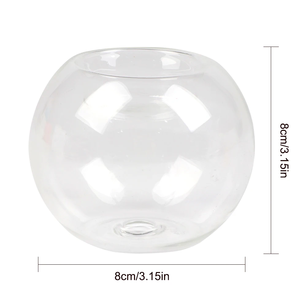 Круглый прозрачный подсвечник из хрустального стекла Свадебный тонкий столовая