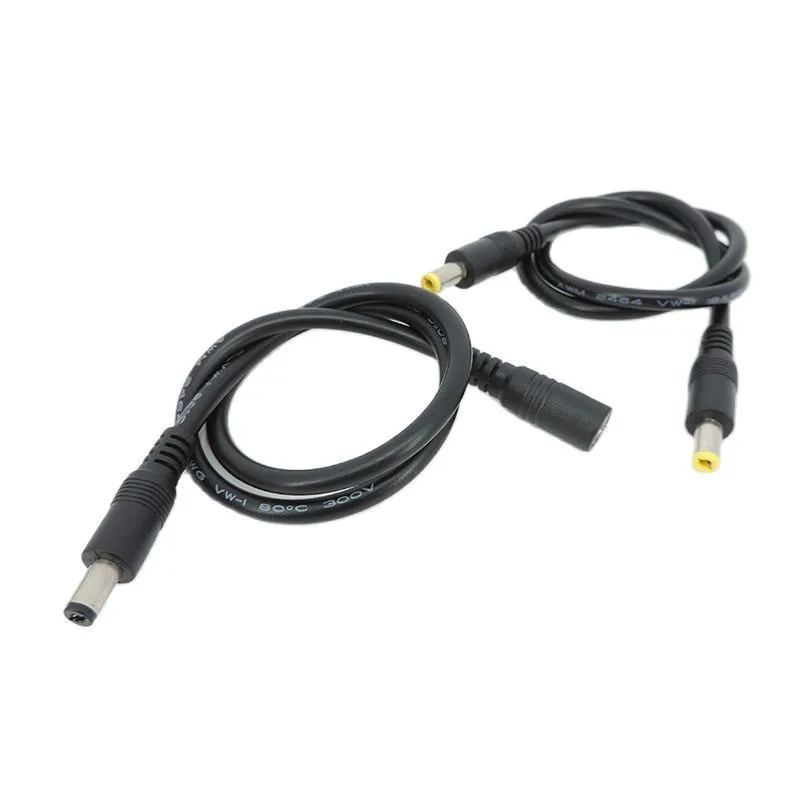 Разъем питания постоянного тока папа-мама Кабель 5 5X2 5x2 1 мм 12 В 18awg 7A Удлинительный