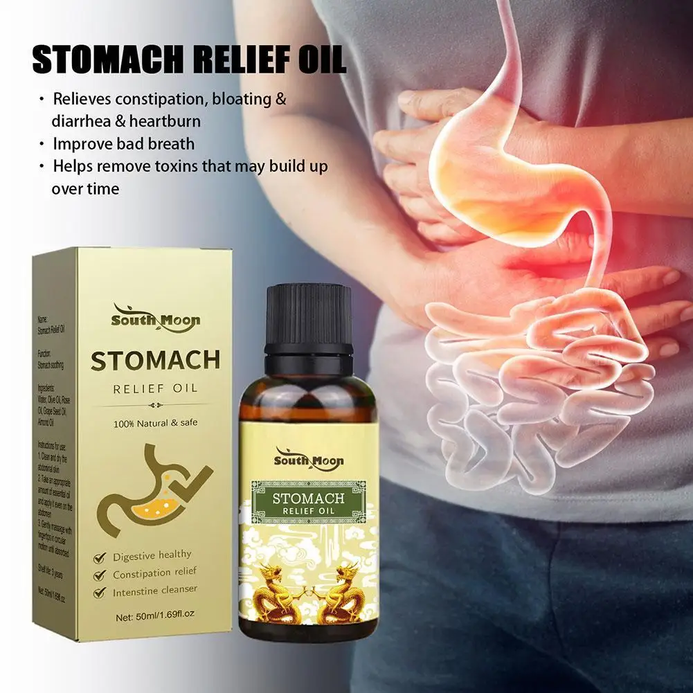 

Gastric Soothing Essential Oil Lose Weight Effective For BodyThin Leg Waist Fat Burner Relieves Constipation 50ml