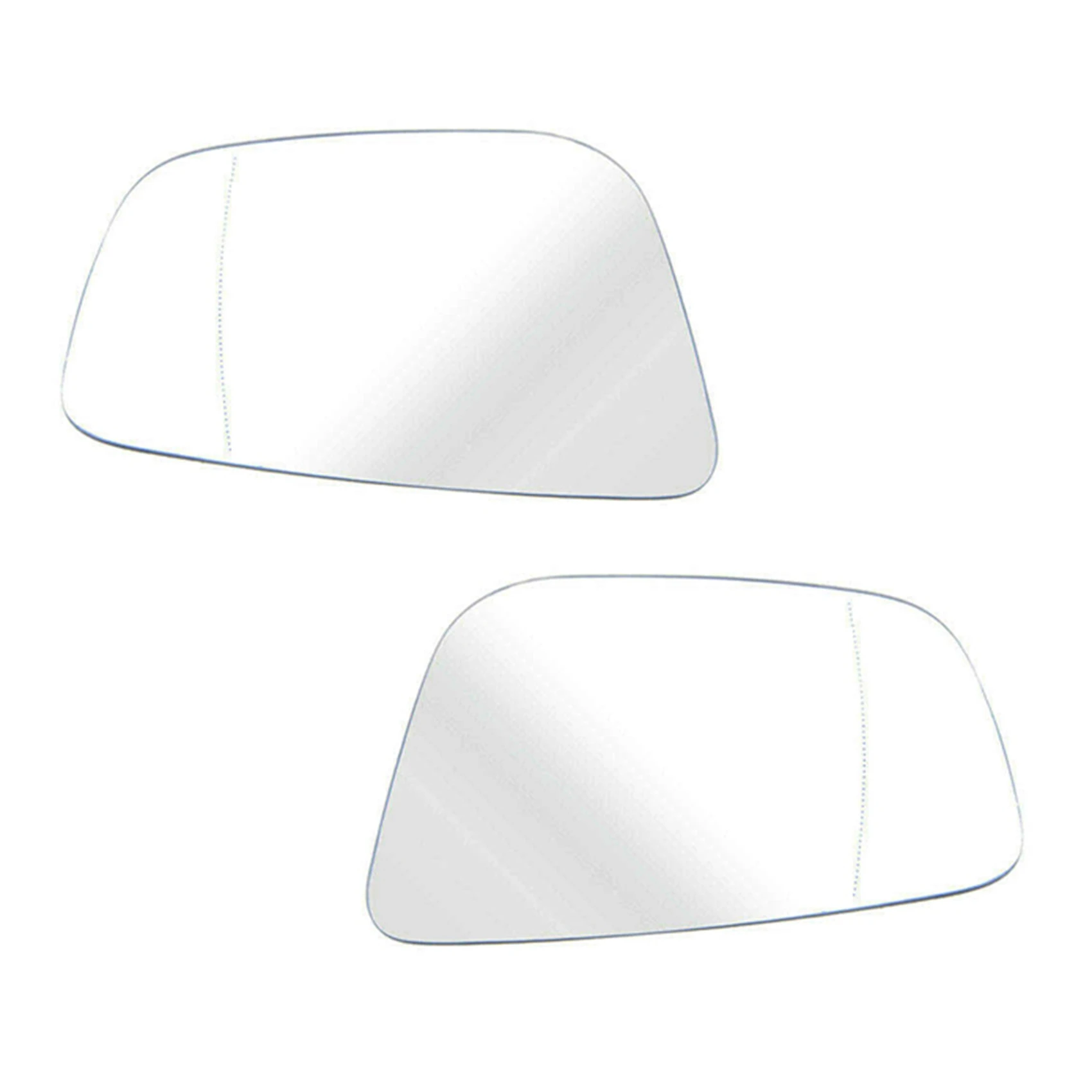 

1Pair Car Door Mirror Glass Exterior Rearview Mirror Lens for-BMW G30 G31 G38 5 Series F90 M5 2018-2020 51167445413White