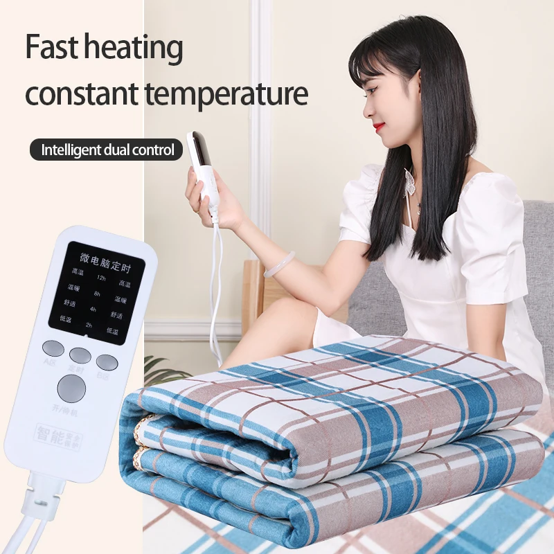 

European Standard Electric Blanket Dual control Household Dormitory Constant temperature mattress Thick heating electric mattres