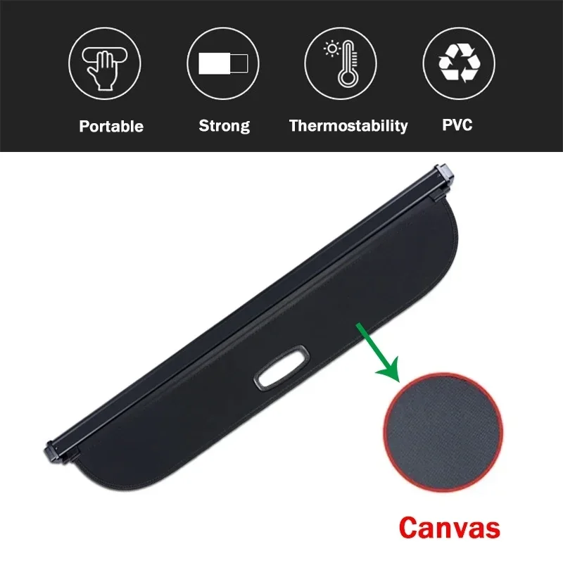 

Задняя крышка багажника автомобиля для BYD Song Plus 2020 2023 2024 2025-IN, защитный щиток для хранения багажа, занавеска, перегородка, аксессуары