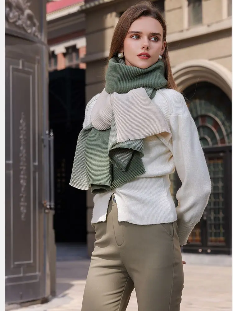 Новинка 2023, зимний шарф для женщин