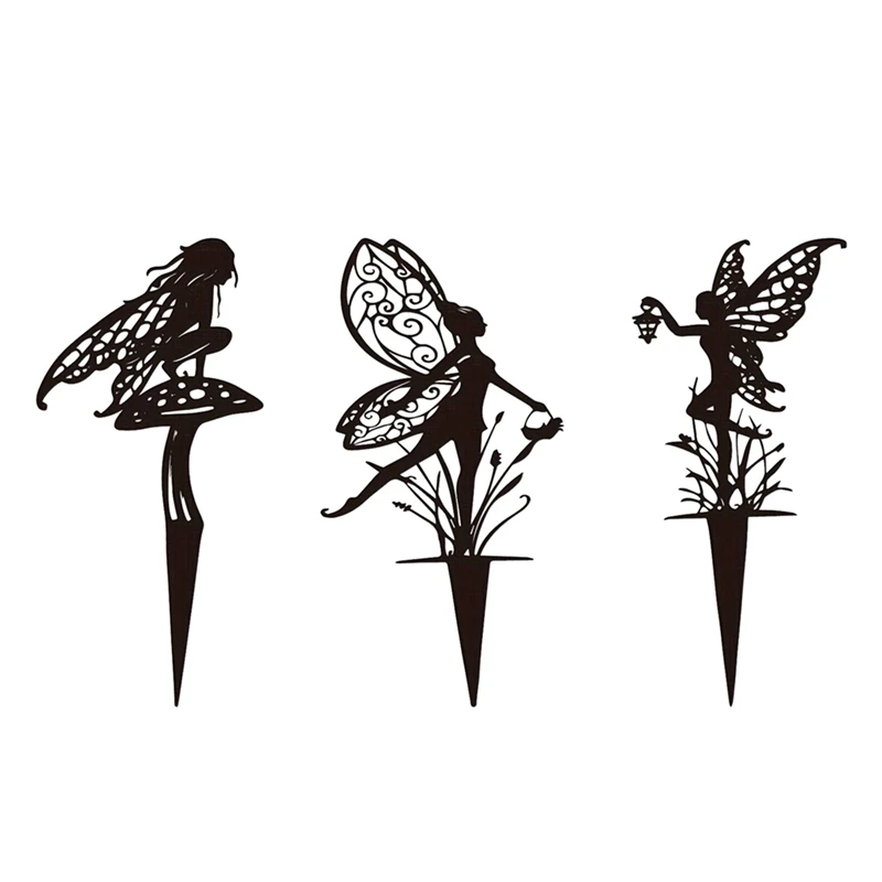 Садовая фея металлический уличный декор для вашего патио и лужайки