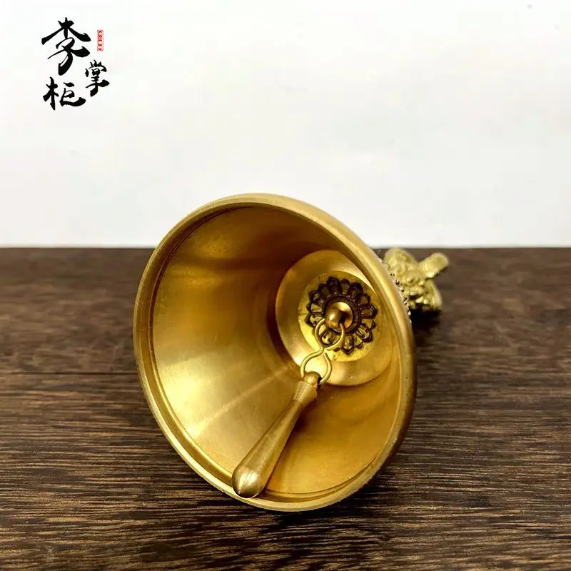 Медный колокольчик Чистая медь Тибетский волшебный инструмент Великий