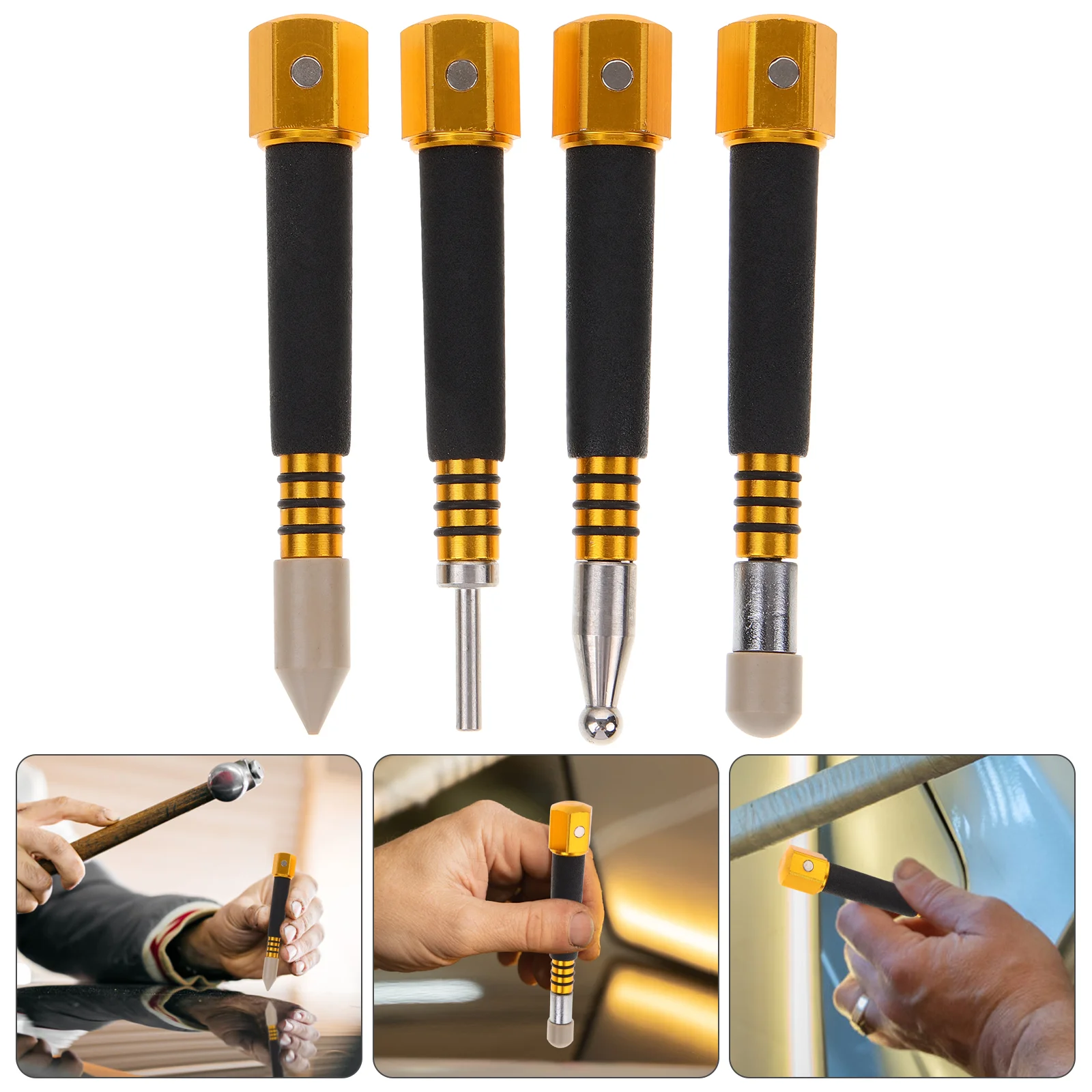 4 шт. инструмент для ремонта вмятин автомобиля инструменты снятия без покраски
