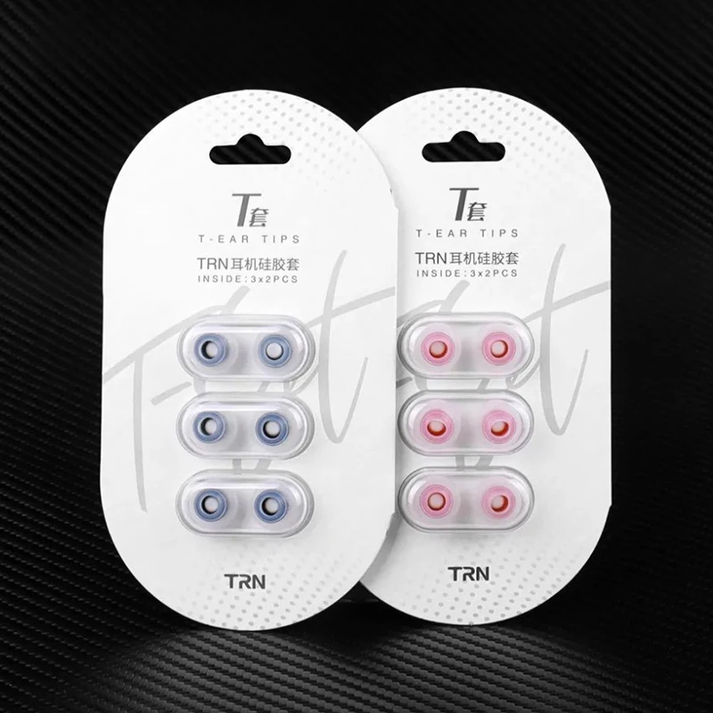 

TRN T Ear-Tips Silicone Eartips Double Support Structure Earphone 3 Pairs Headphone Headset Earbuds TRN TA3 Kirin MT4 Xuanwu