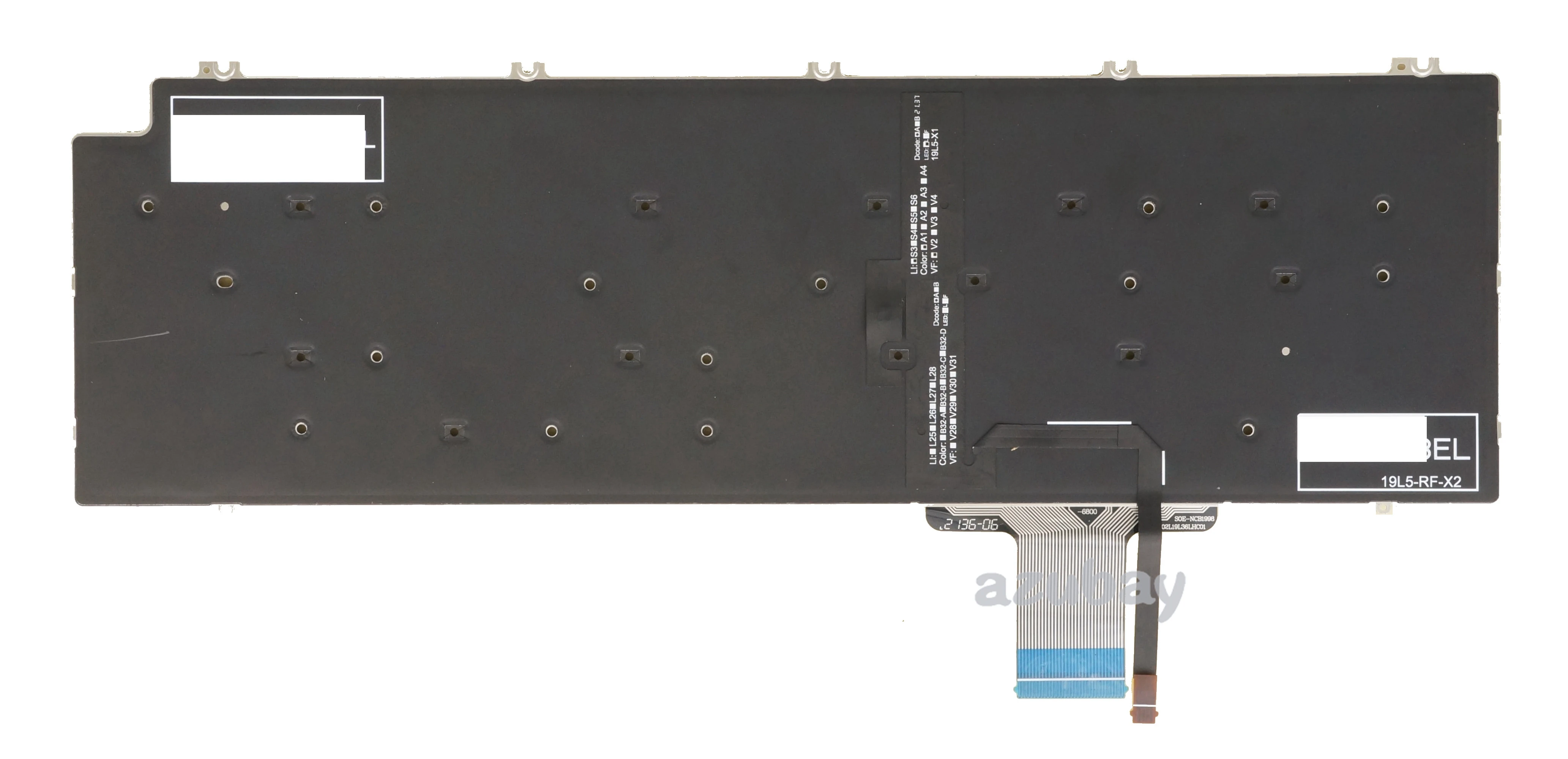 Клавиатура для ноутбука с подсветкой Dell Precision 7550 7560 7750 7760 0VCM80 0WXRGT Венгерская