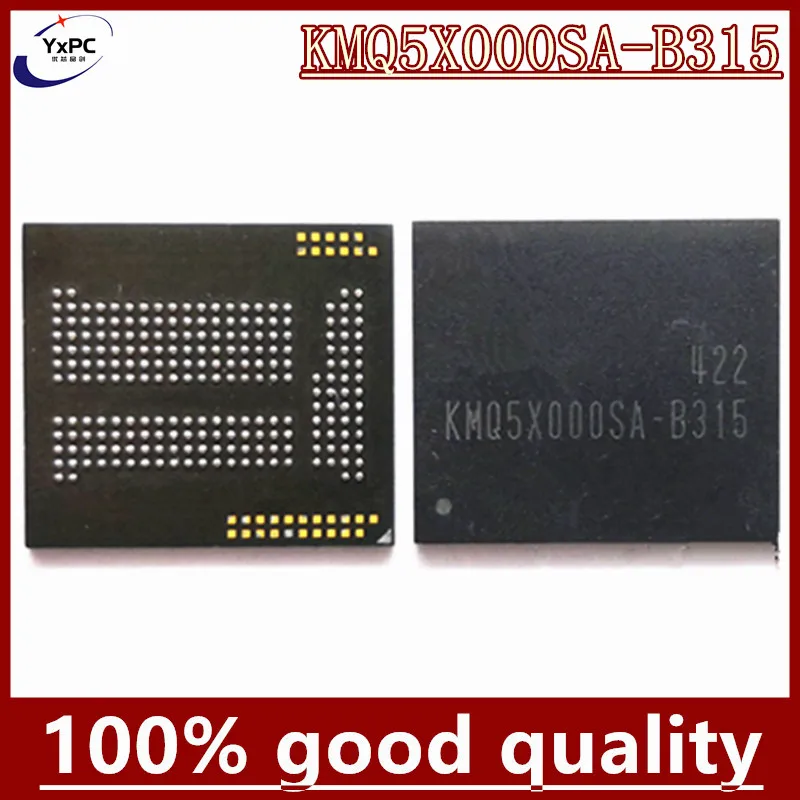 Флэш-микросхема KMQ5X000SA B315 4G BGA221 EMCP 4 Гб памяти IC с шариками Флэш-микросхема KMQ5X000SA B315 4G BGA221 EMCP 4 Гб памяти IC с шариками