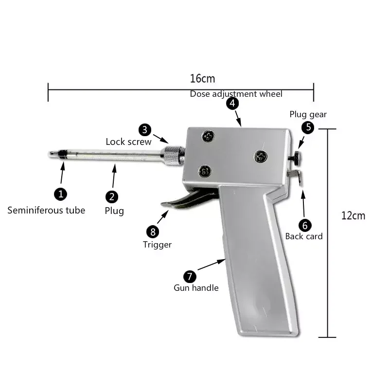 Шприц для Инъекций Птицы 40-50 дюймов