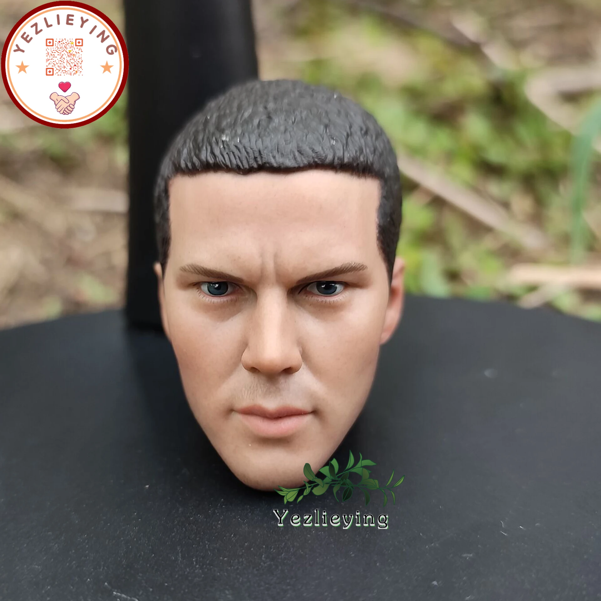 

1/6 Scale Accessories Male Head Sculpt Taylor Kitsch A-24 Man Head Sculpture Carving Fit 12Inch COO Muscle Ph Body Figure Toy