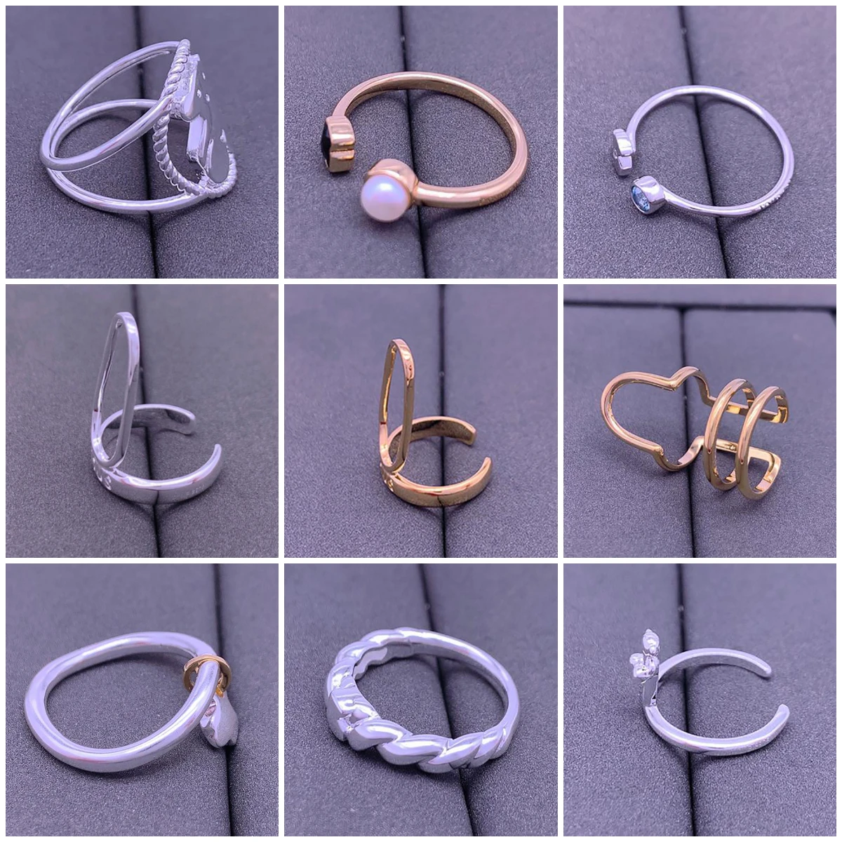 

925 joyas nobles de plata esterlina anillo de español touses Series