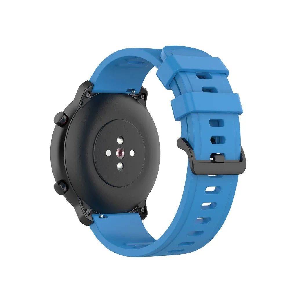 Фото Силиконовый ремешок 22 мм 20 мм для Huawei Watch GT5 Pro 46 мм Amazfit GTR/GTS Браслет Samsung Galaxy Watch 7 6 5 4 40 мм 44 мм №4