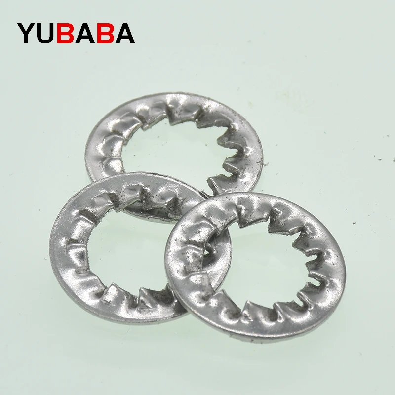 DIN6798J шайба с внутренним зубчатым замком Метрическая Звездная M3 M4 M5 M6 M8 M10 M12 M14 M16 M18