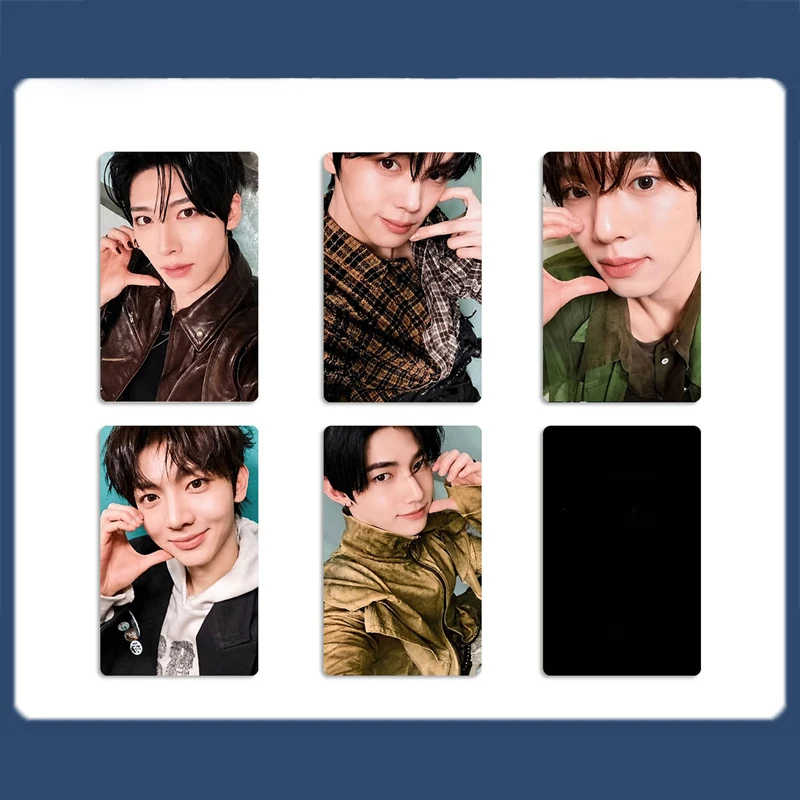 Фото KPOP AND2BLE Новый альбом, набор из 5 штук: Коллекционная карточка-открытка Sequence 01: Curiosity, фотокарточка ZHANG HAO HANYUJIN RICKY №3