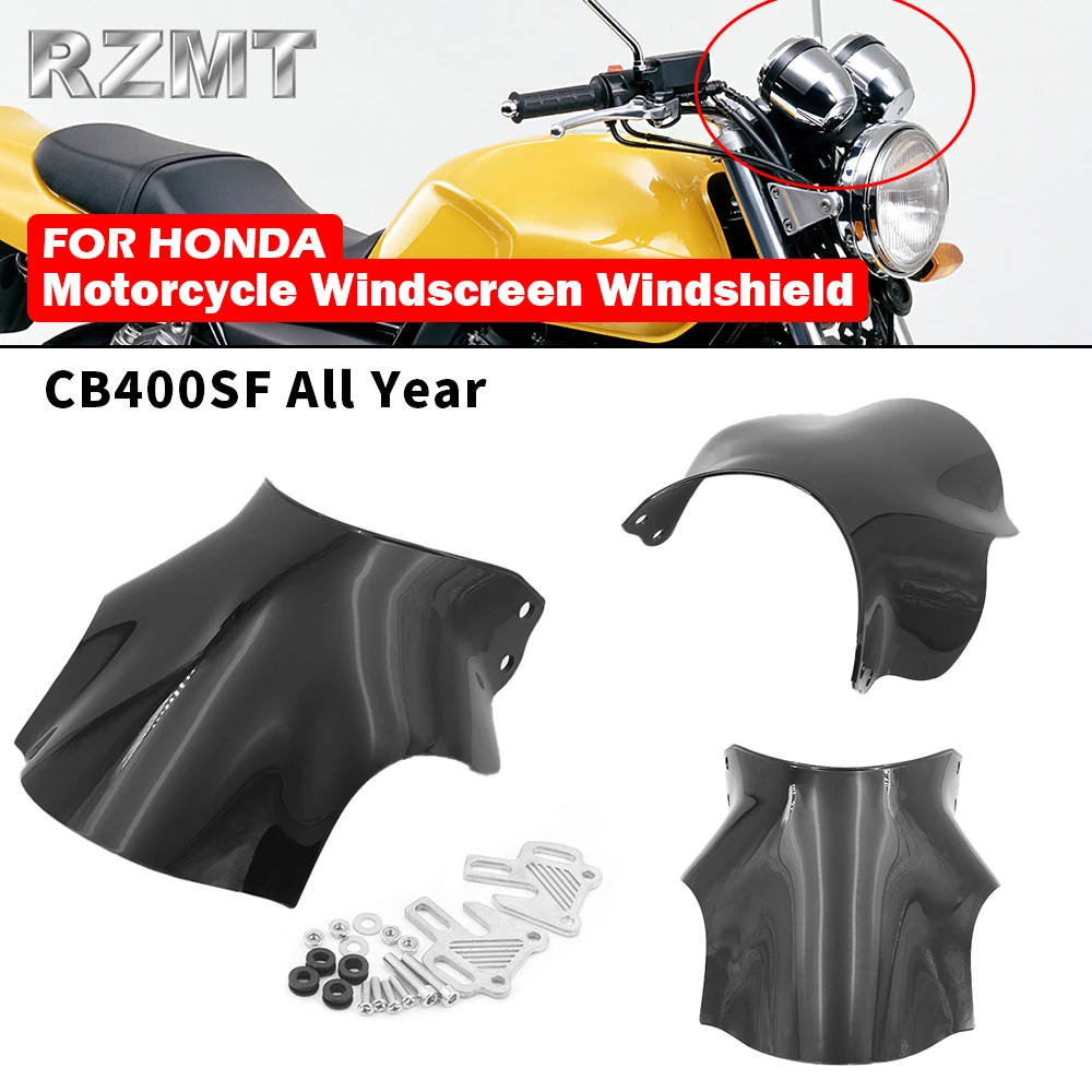 Ветровое стекло для Honda CB400SF на все годы CB 400SF CB400 SF экран лобового стекла двойной