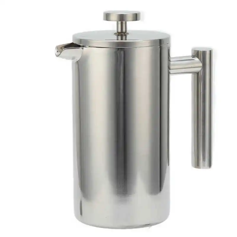 

Coffee Press French Press Stainless Steel 1000ML Stainless Steel Durable for Home Office