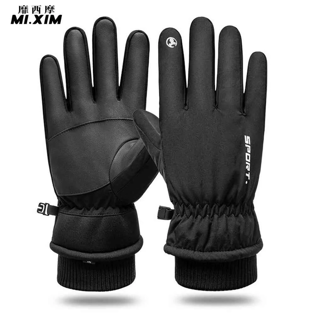 

Winter Gloves Touchscreen Hand Warmer Gloves Winter Warm Waterproof Coldproof Thickened Fleece for Outdoor Riding Hiking Running
