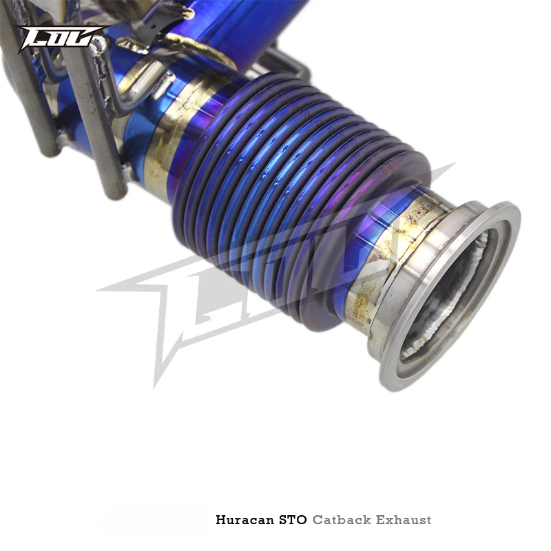 Титановая выхлопная система Boska Catback для Lamborghini Huracan Technica STO/EVO Spyder 5.2 2019-2020