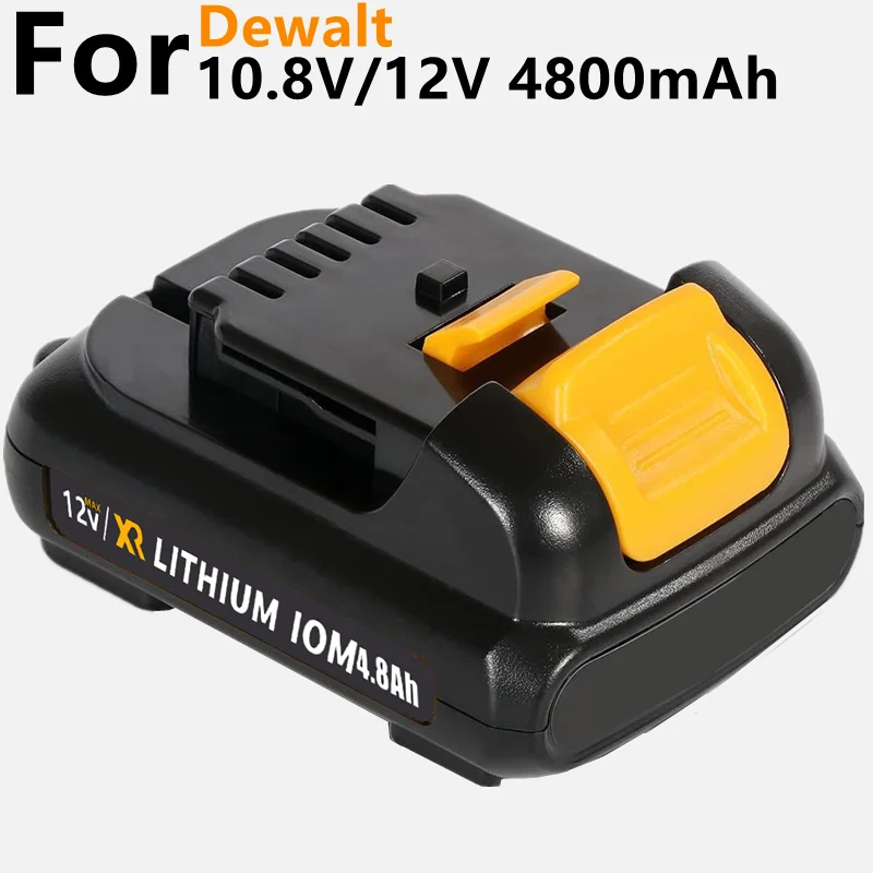 

2Pack 4800Ah 10.8V/12V Li-ion Battery DCB127 Replacement for Dewalt DCB124-XJ DCB120 DCB123 DCB127 DCB122 DCB124 DCB121