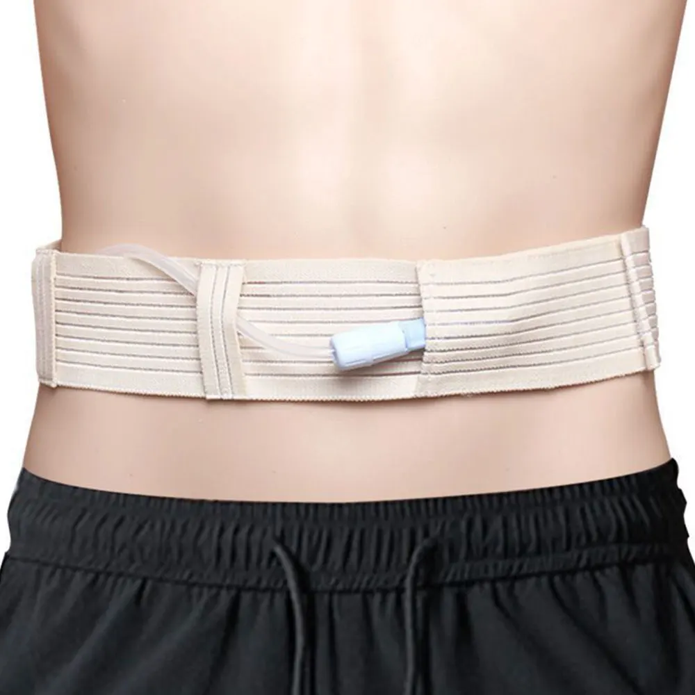 HDRSMTMED S/M/L Peritoneal Dialysis Conduit Belt Strap Beltbreathable Skin-friendly Adjustable Abdominal for Patient Care