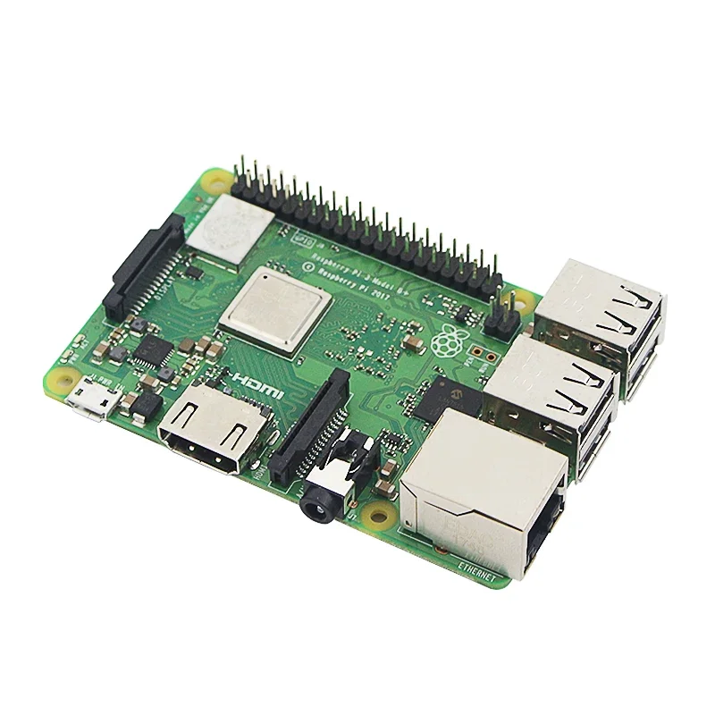 Фото Макетная плата Raspberry 3 Model B, 64-битный четырехъядерный процессор ARM Cortex-A53 1,4 ГГц с Wi-Fi и Bluetooth №4
