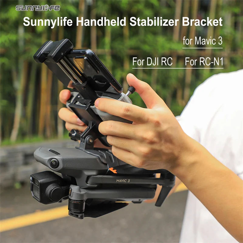 

Handheld Gimbal Bracket for DJI RC/RC-N1 Drone Camera Stabilizer for Mavic 3 Holder Controller Mount Grip Accessories Sunnylife
