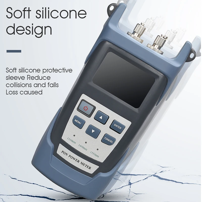 AUA-310U Handheld PON Optical Power Meter High-precision PON Network Detection PON Optical Power Online Test