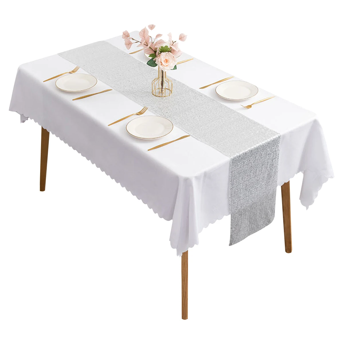 30x180 См Полиэстеровая Дорожка Для Стола С Блестками Красочное Украшение Флагом На